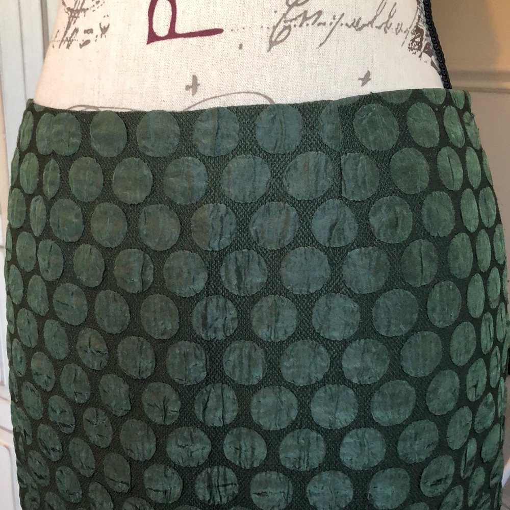 Anthropologie Maeve Doban Polka Dot Skirt Sz 4 - Picture 4 of 10